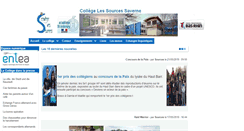 Desktop Screenshot of collegesources.fr
